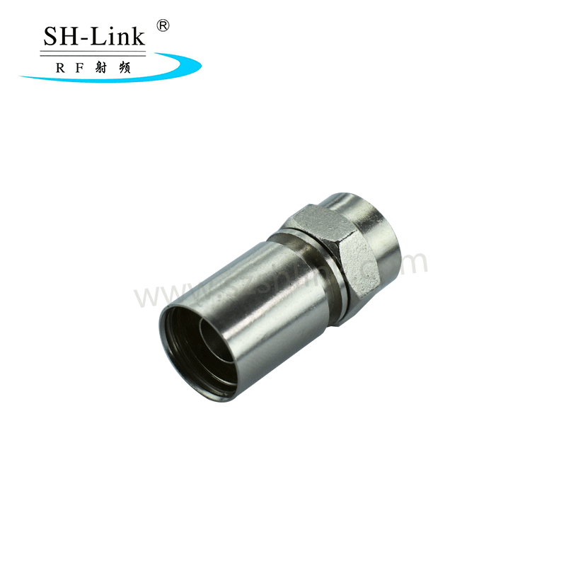 RF coaxial F male connector for rg6 coaxial cable connectors wholesale